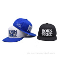 Engros dobbeltfarve flad broderi snapback cap